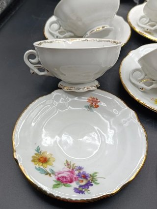 Juego de té porcelana española