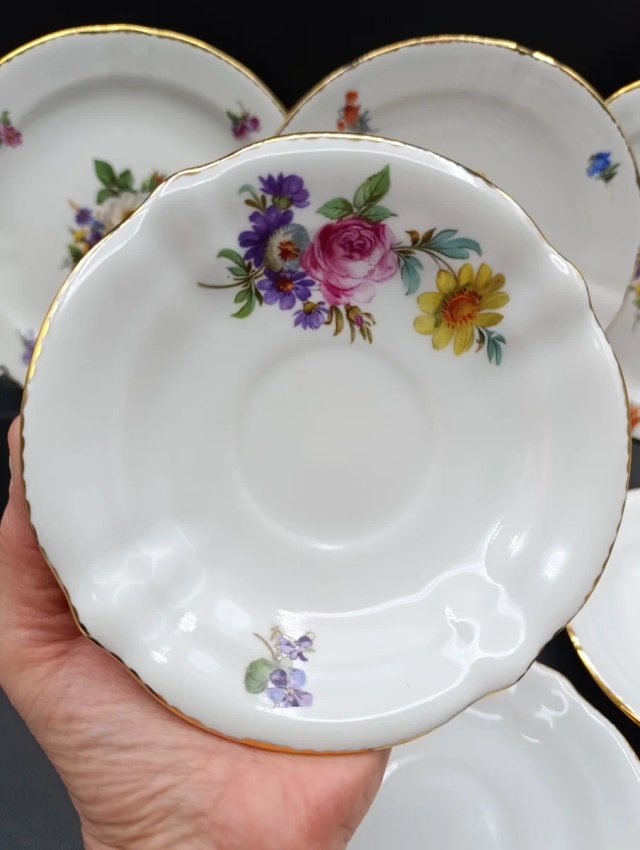 Juego de té porcelana española