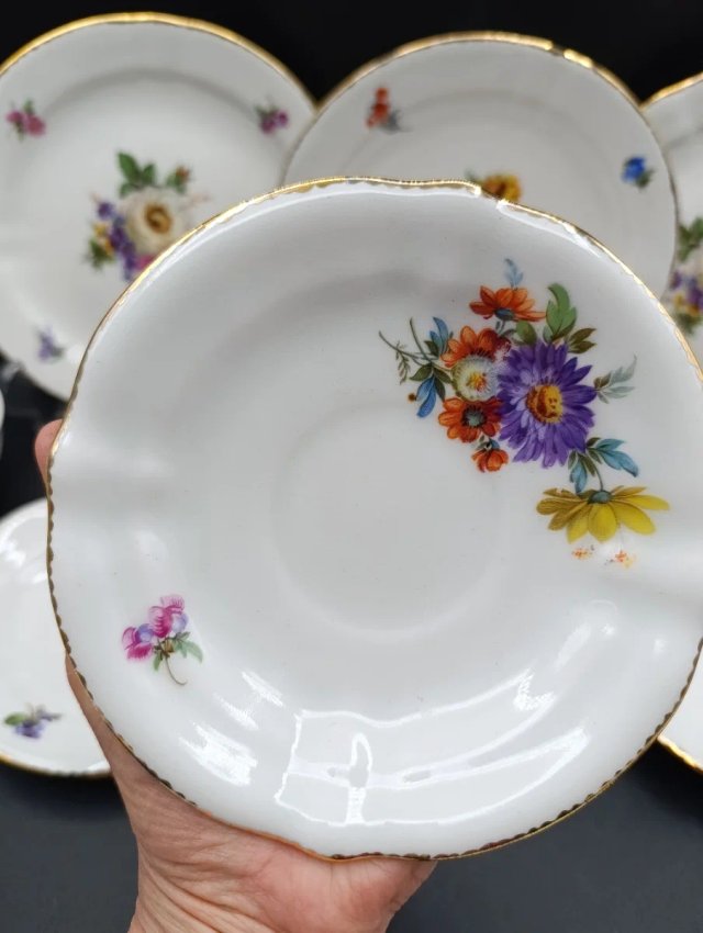 Juego de té porcelana española