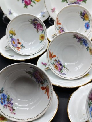 Juego de té porcelana española