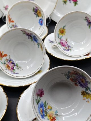 Juego de té porcelana española