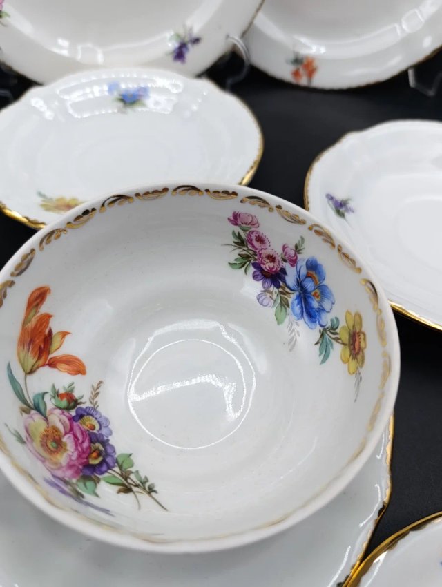 Juego de té porcelana española