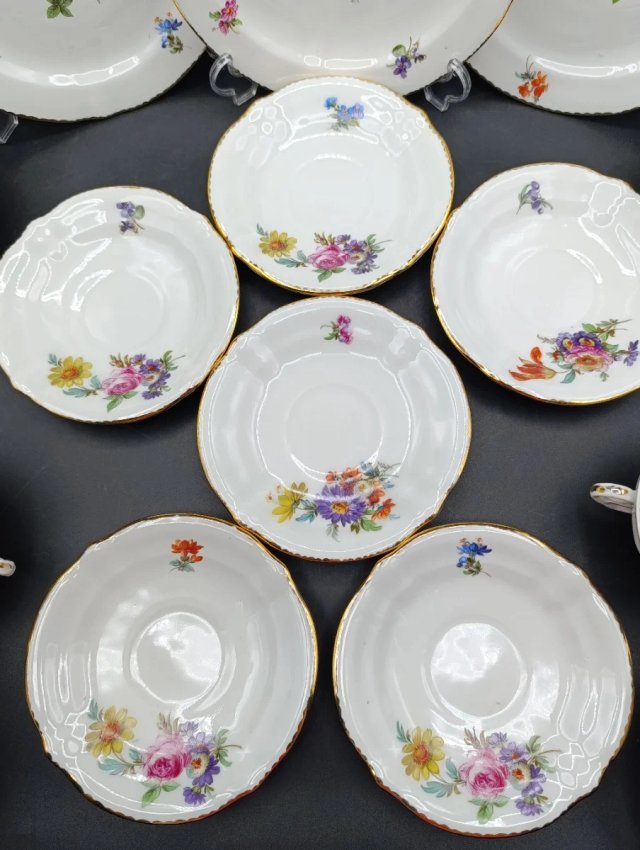 Juego de té porcelana española