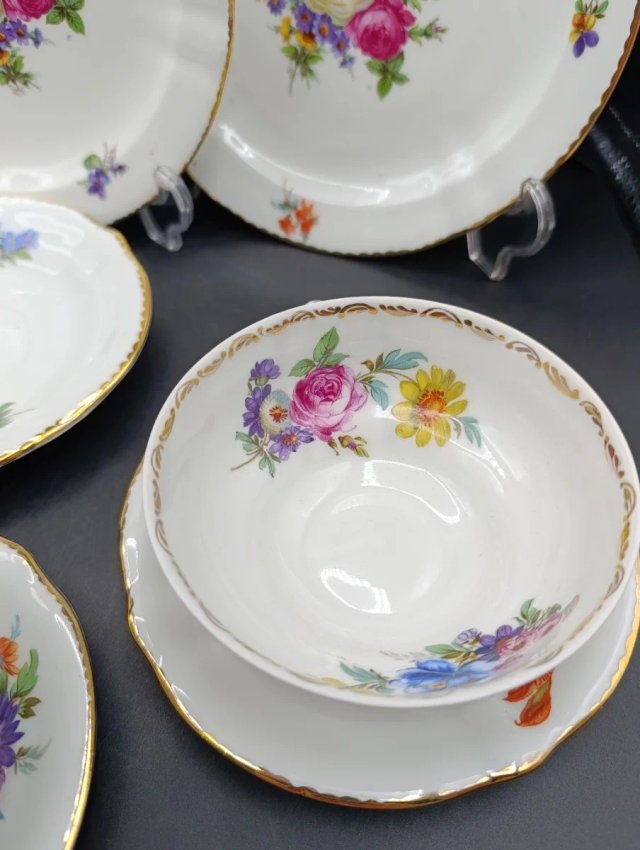 Juego de té porcelana española