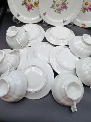 Juego de té porcelana española