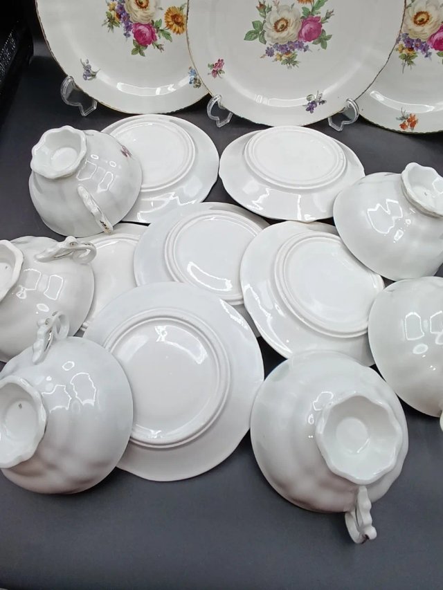 Juego de té porcelana española
