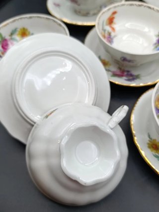 Juego de té porcelana española