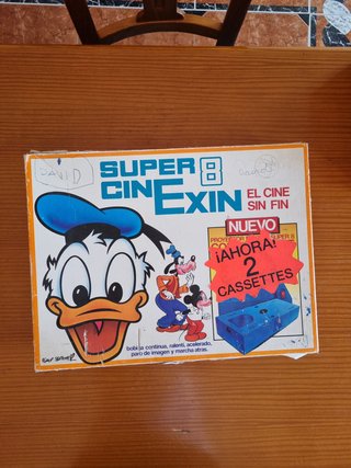 Proyector Super 8 Cine Exin + 4 Películas