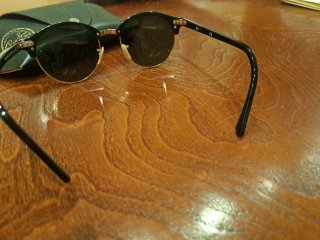 Gafas de Sol Ray-Ban Clubmaster Negro/Dorado