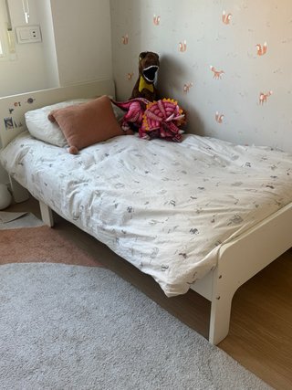 2 Camas extensible SLÄKT blanca