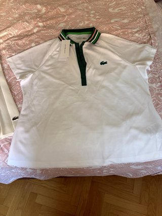Falda Plisada Lacoste Mujer + Camiseta Lacoste