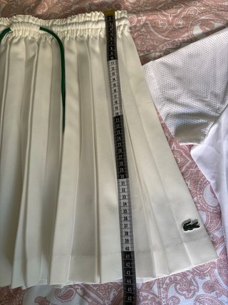Falda Plisada Lacoste Mujer + Camiseta Lacoste