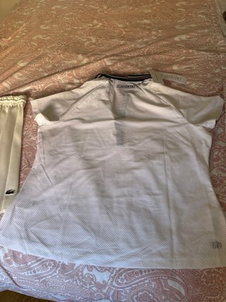 Falda Plisada Lacoste Mujer + Camiseta Lacoste