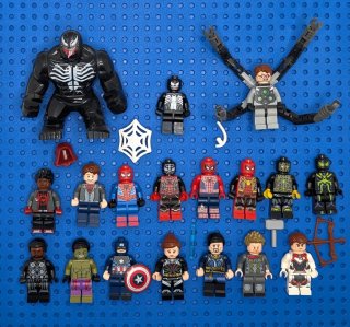 Figuras Marvel Avengers y Spiderman