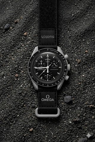 Reloj Swatch Moon Negro