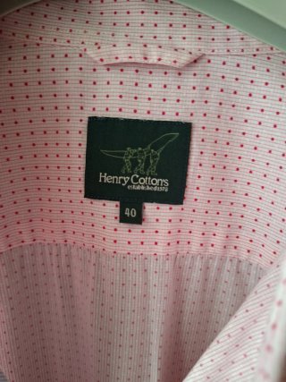Camicia uomo Henry Cottons rosa