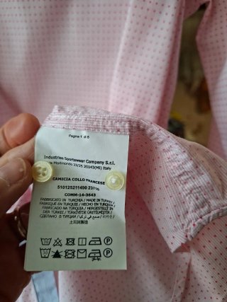 Camicia uomo Henry Cottons rosa