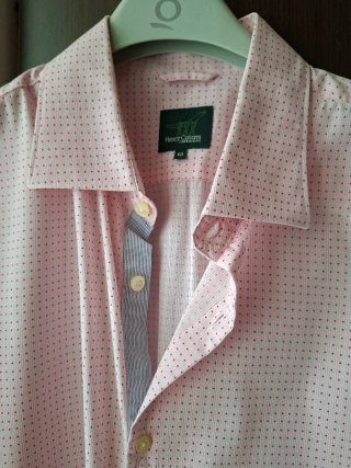 Camicia uomo Henry Cottons rosa