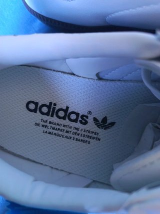 Zapatos Adidas Samba Blancos y Negros