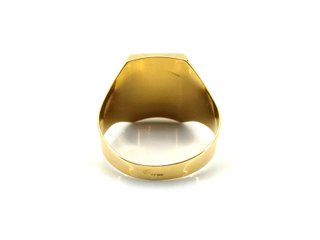Sello Oro 18K Cuadrado Estilo Gucci