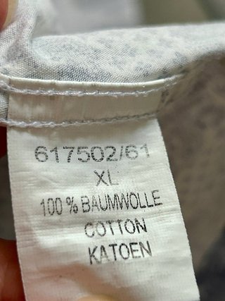 Camisa Giordano Talla XL Azul y Blanco