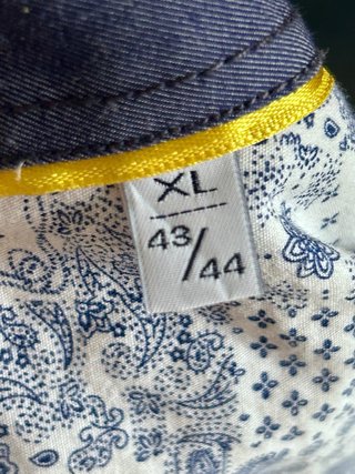 Camisa Giordano Talla XL Azul y Blanco