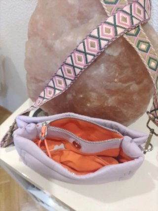 Bolso Parfois Lila  Acolchado