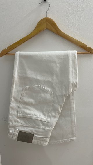 Pantalón blanco vaquero