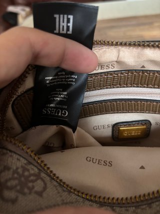 Bolso Guess Original Beige y Marrón