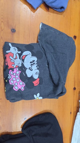 Sudadera Minnie Mouse Disney Gris Talla M