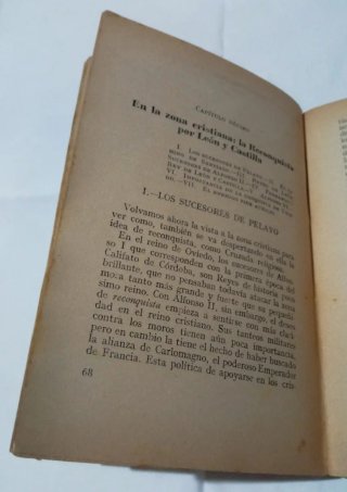 Libro Manual de la Historia de España. 1939.