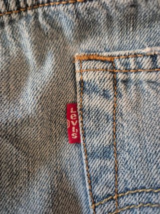 Levi's 501 CT Jorts White Oak Denim