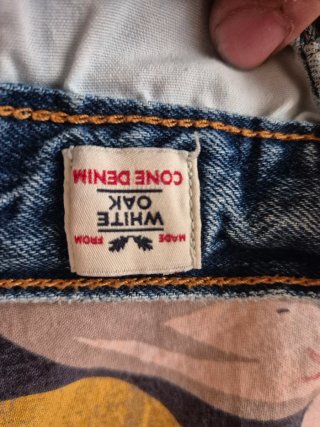 Levi's 501 CT Jorts White Oak Denim