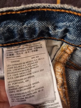 Levi's 501 CT Jorts White Oak Denim