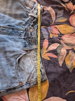 Levi's 501 CT Jorts White Oak Denim
