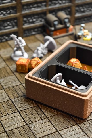 Adventurer Box – PortaDadi e Miniature GDR Warrior