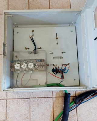 Caja contadores luz