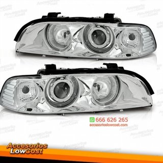 FAROS CON OJOS DE ANGEL LED PARA BMW E39 (09-1995