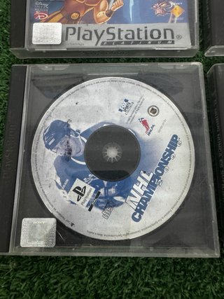 Lote 4 Juegos PS1: Hercules, 007, NHL