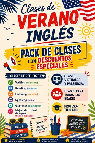 PACK DE CLASES DE INGLÉS