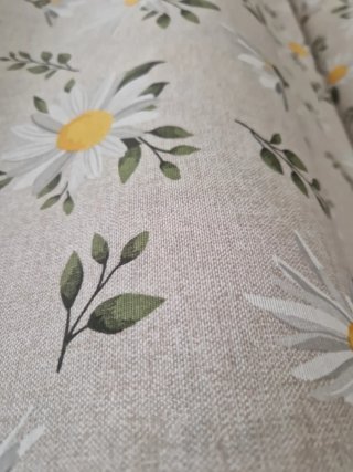 Retal loneta estampado flores 1.40x2mts