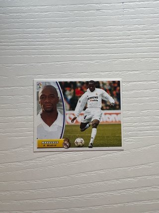 Cromos Fútbol Real Madrid Makelele y Ronaldo