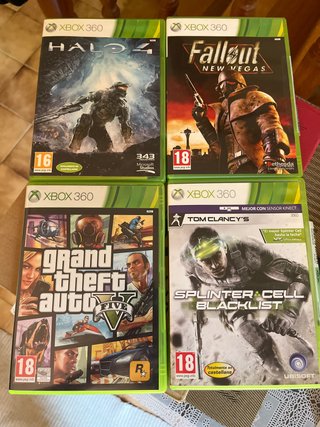 Lote 4 Juegos Xbox 360: Halo 4, Fallout NV