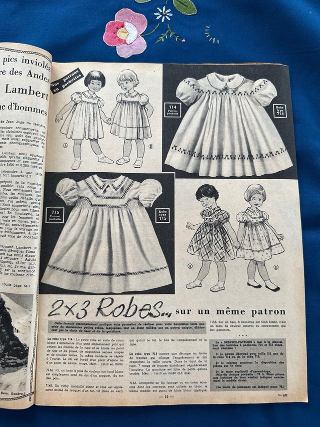 Revista Femme d’aujourd’hui 1957