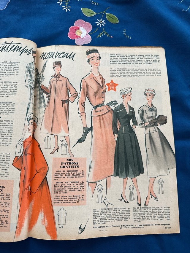 Revista Femme d’aujourd’hui 1957