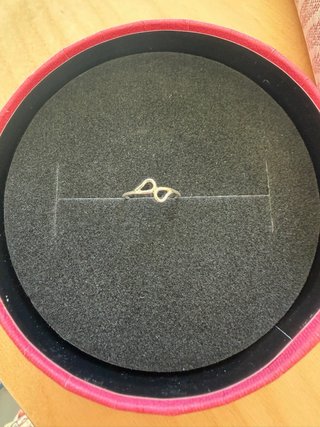 Anillo plata para niña