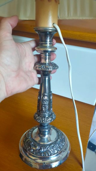 Lampada Sheffield tessuto e metallo