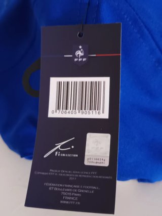 Gorra Francia Visera Plana Oficial FFF