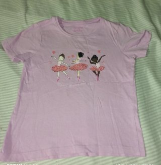 Camiseta Niña Bailarinas Talla 6-7