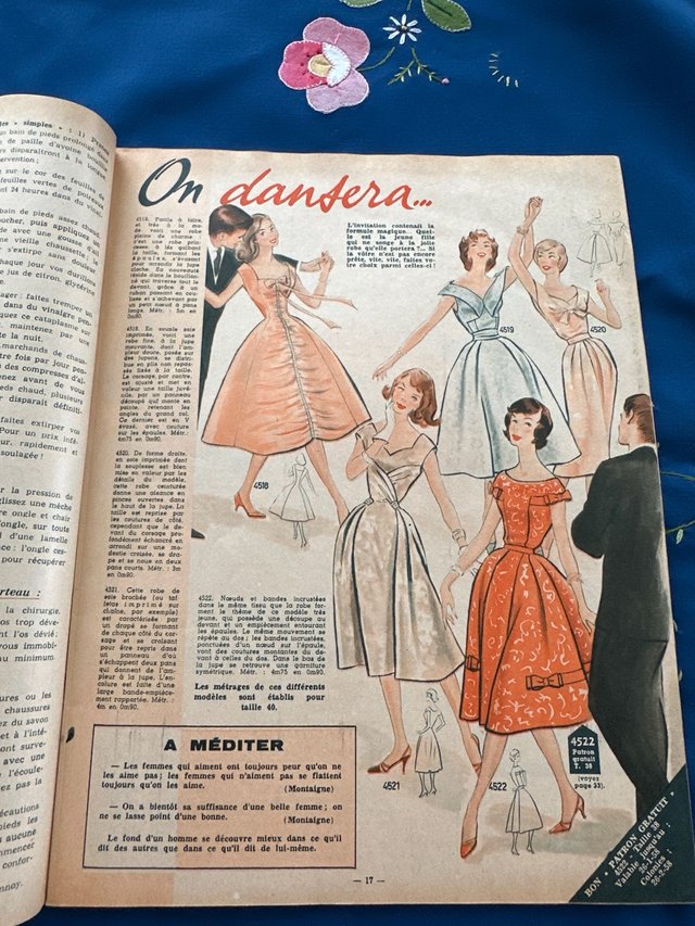 Revista Femme d’aujourd’hui 1957